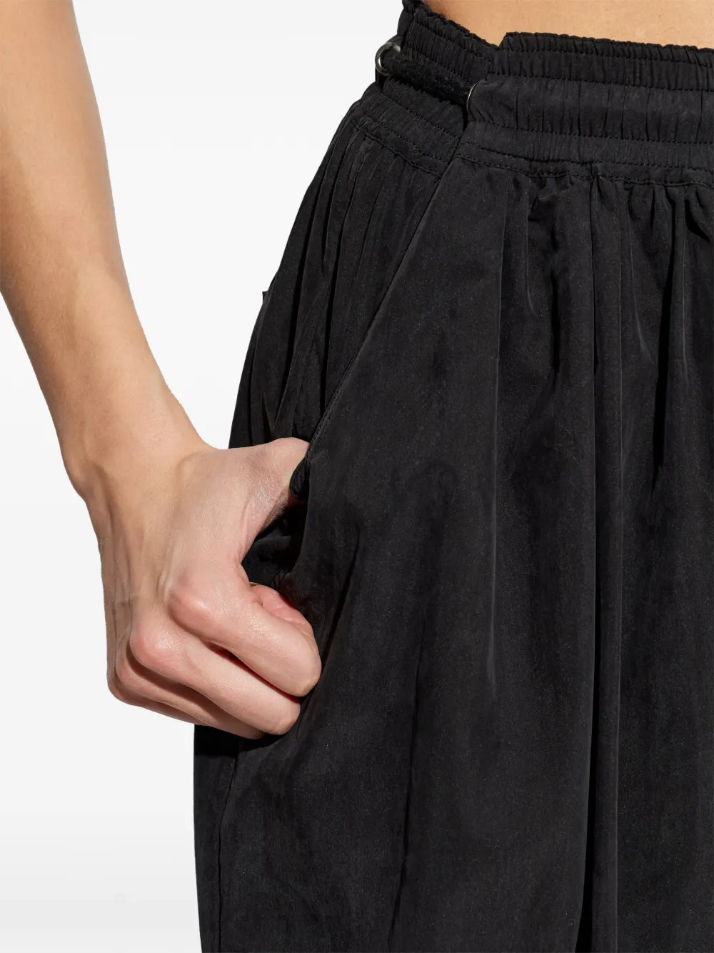 ISABEL MARANT Plooibroek met trekkoord Zwart