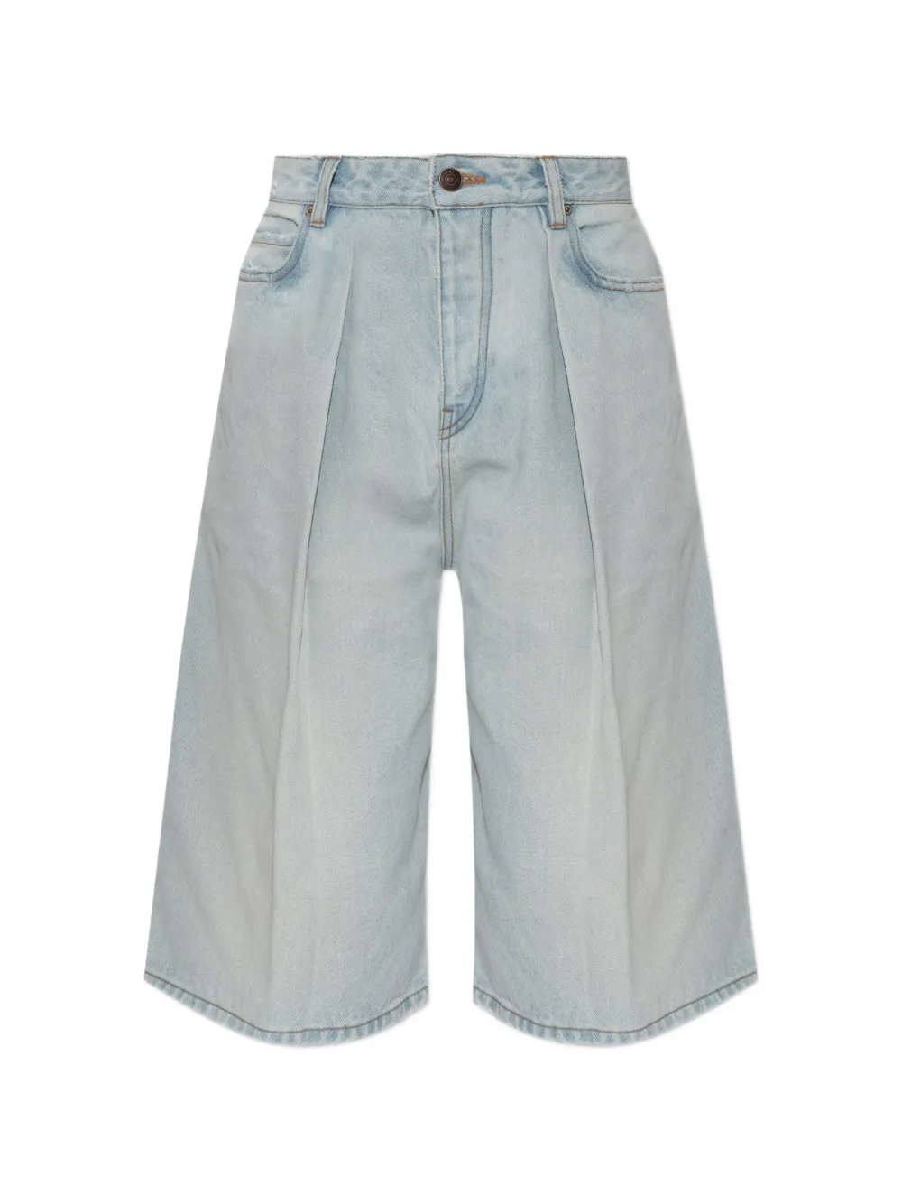 Balenciaga pleated shorts - Blu