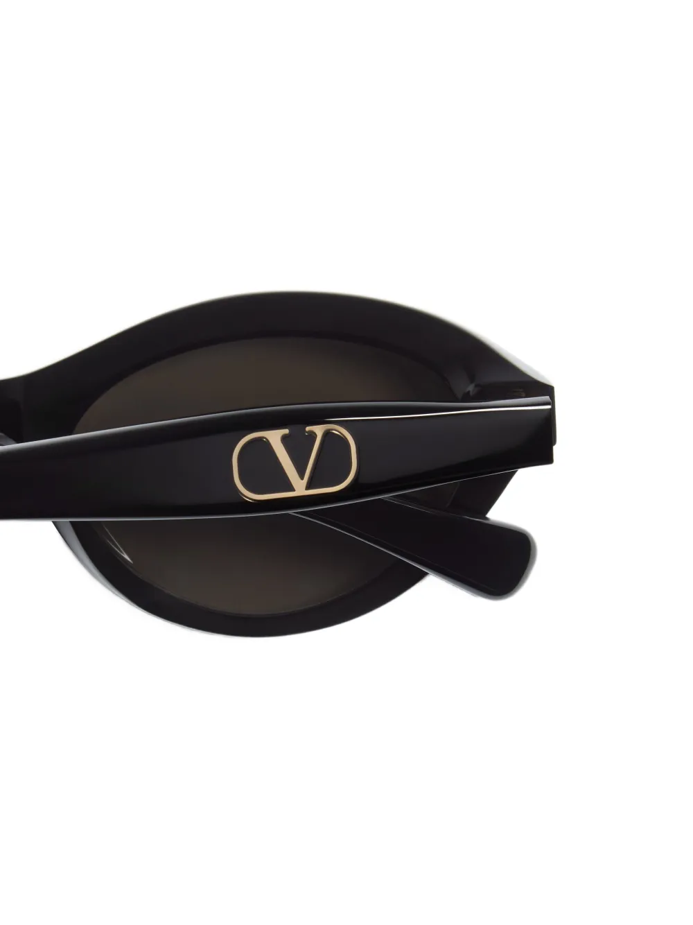 VALENTINO GARAVANI EYEWEAR Acetaal bril met cat-eye montuur Zwart