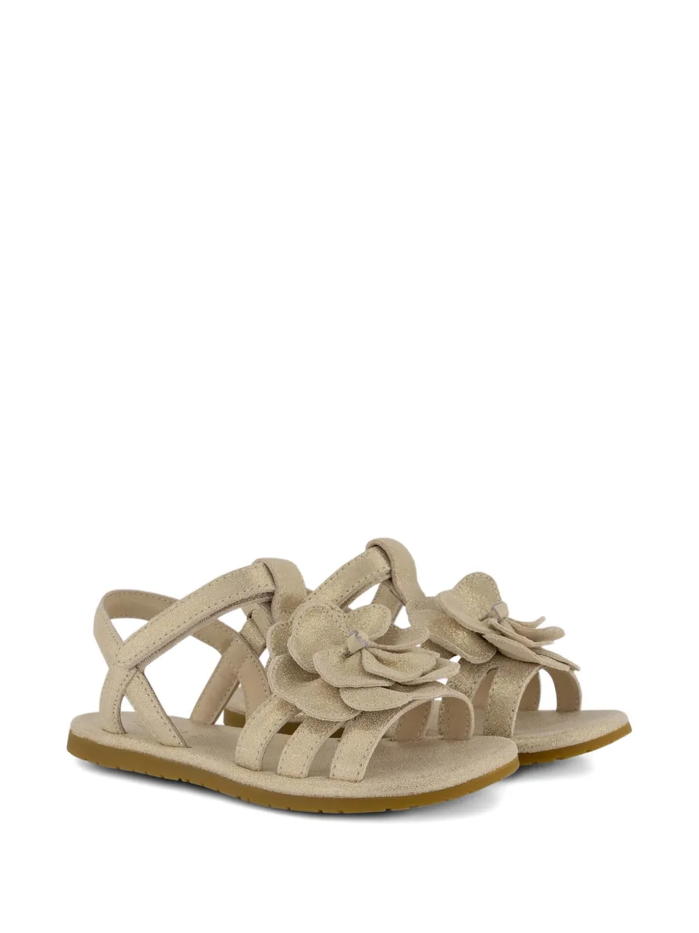 Donsje Iles Fields flower strap sandals - Toni neutri