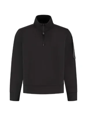 Polo by Ralph Lauren ニットブルゾン　チンスト　エルボー　黒 Polo by Ralph Lauren ニットブルゾン チンスト エルボー 黒 【公式通販】