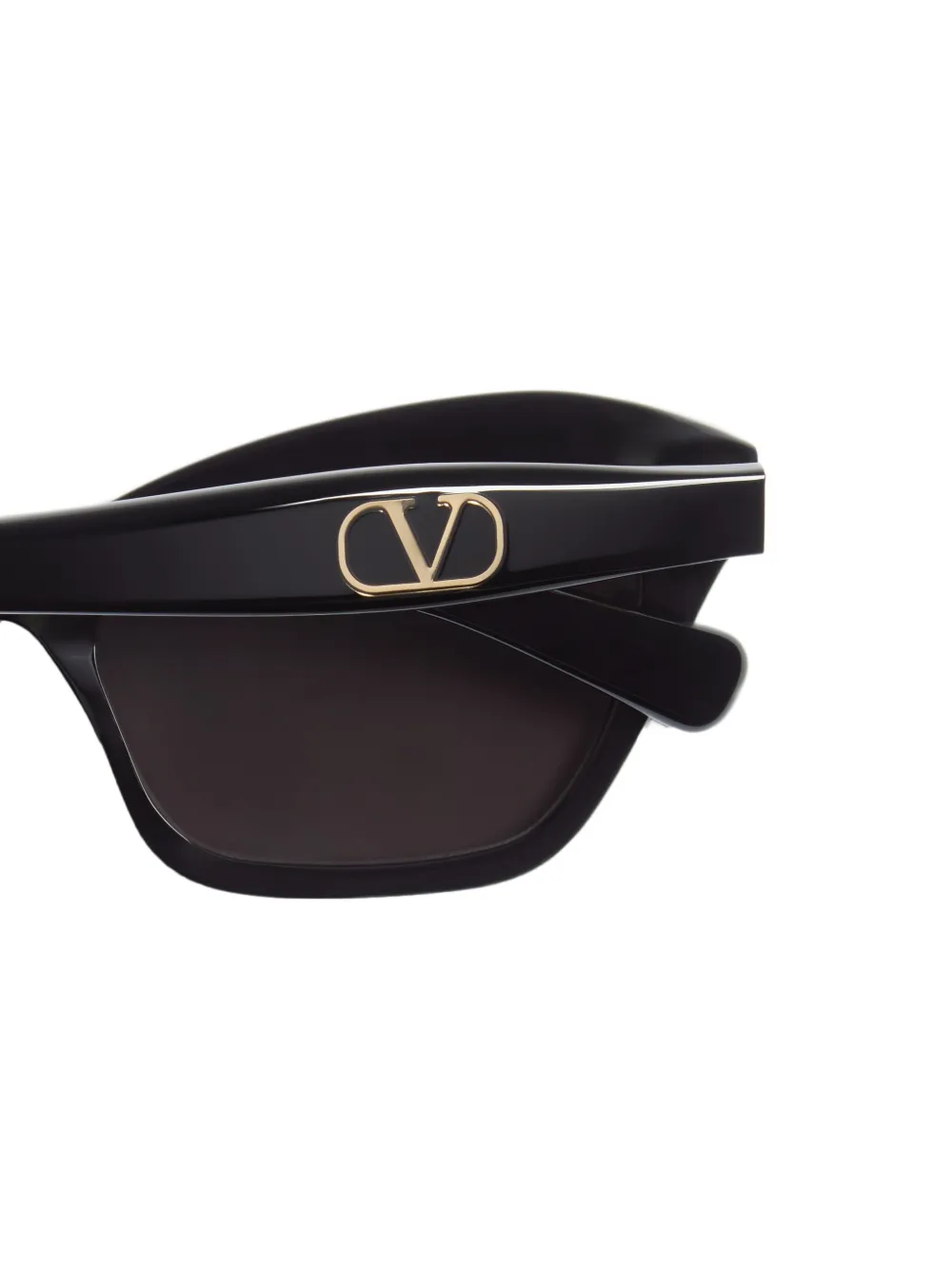 VALENTINO GARAVANI EYEWEAR Acetaal bril met cat-eye montuur Zwart