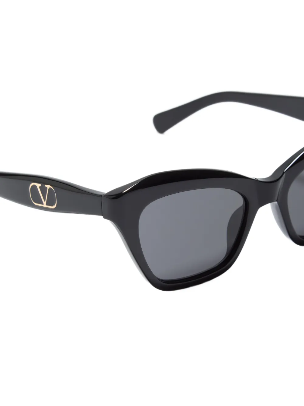 VALENTINO GARAVANI EYEWEAR Acetaal bril met cat-eye montuur Zwart