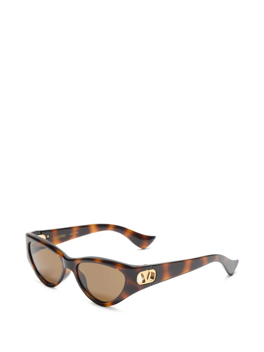 VALENTINO GARAVANI EYEWEAR Bril met cat-eye montuur Bruin