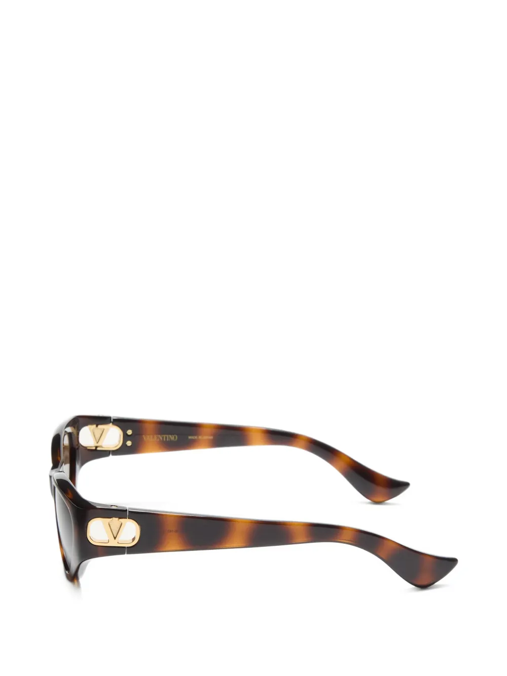 VALENTINO GARAVANI EYEWEAR Bril met cat-eye montuur Bruin