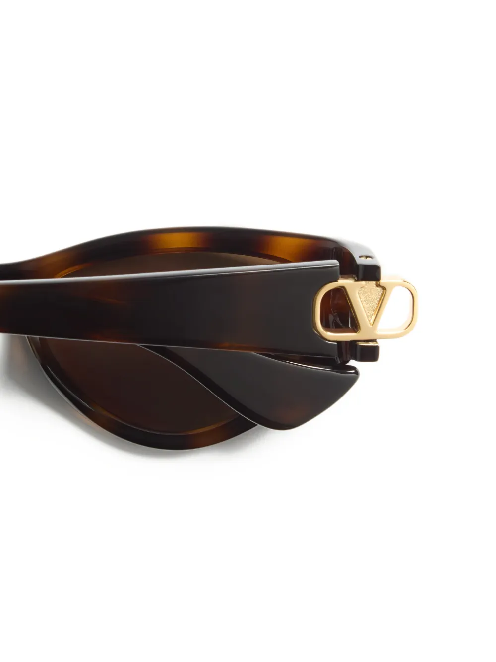 VALENTINO GARAVANI EYEWEAR Bril met cat-eye montuur Bruin