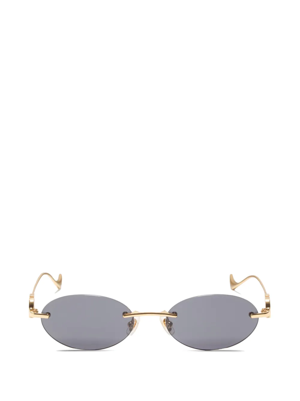 VALENTINO GARAVANI EYEWEAR Occhiali geometrici in metallo - Oro