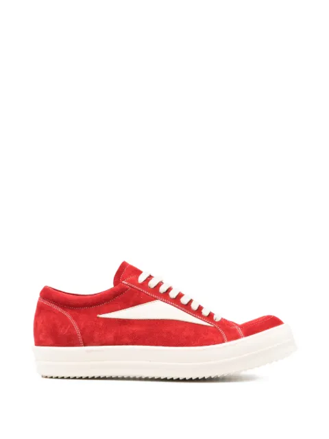 Rick Owens contrast panel sneakers