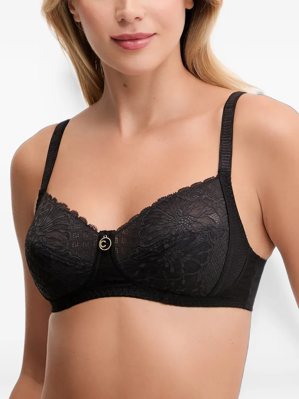 Chantelle Sublime BH mit Logo-Anhänger - Schwarz