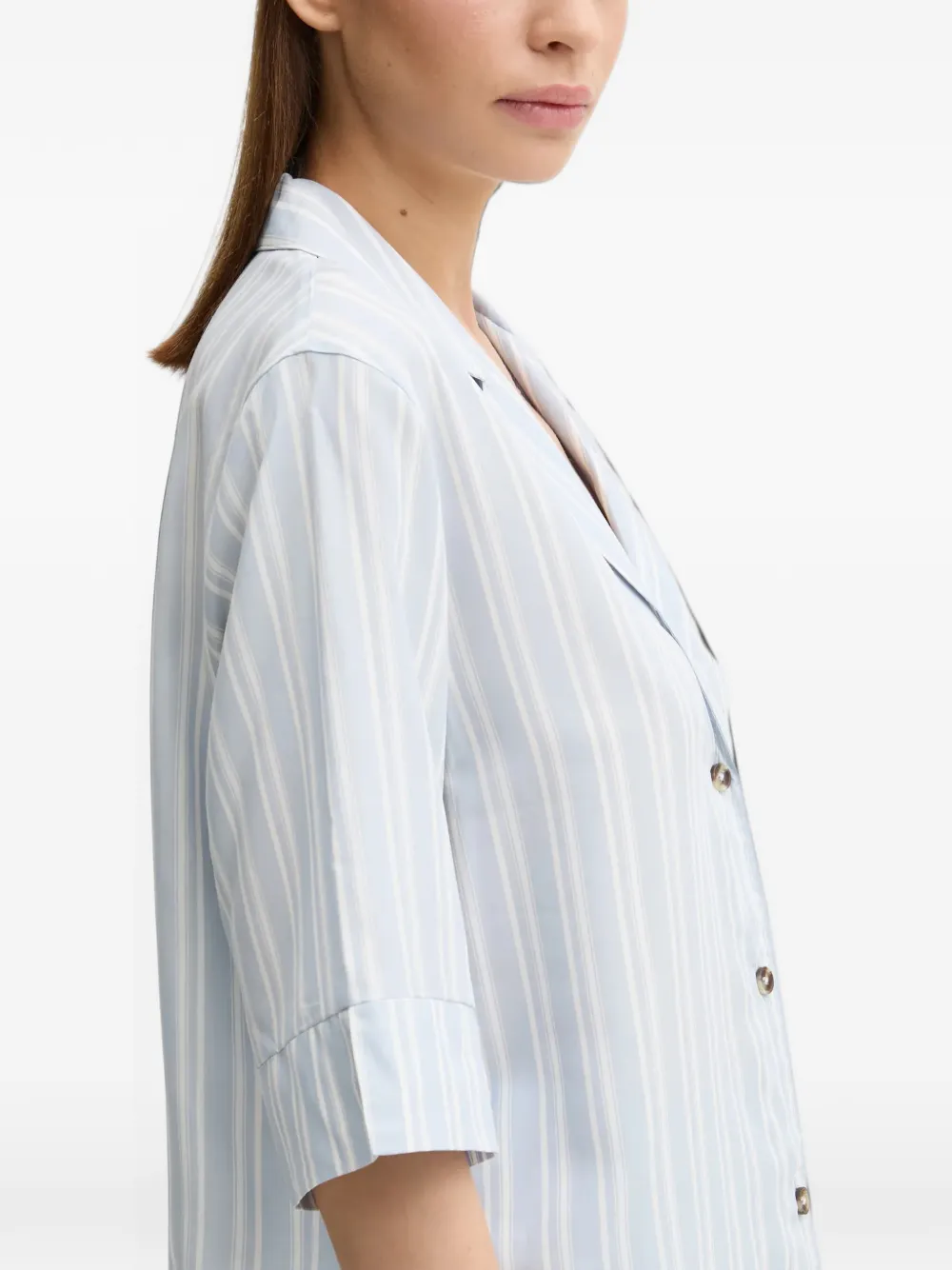 Chantelle striped pajama top Blauw