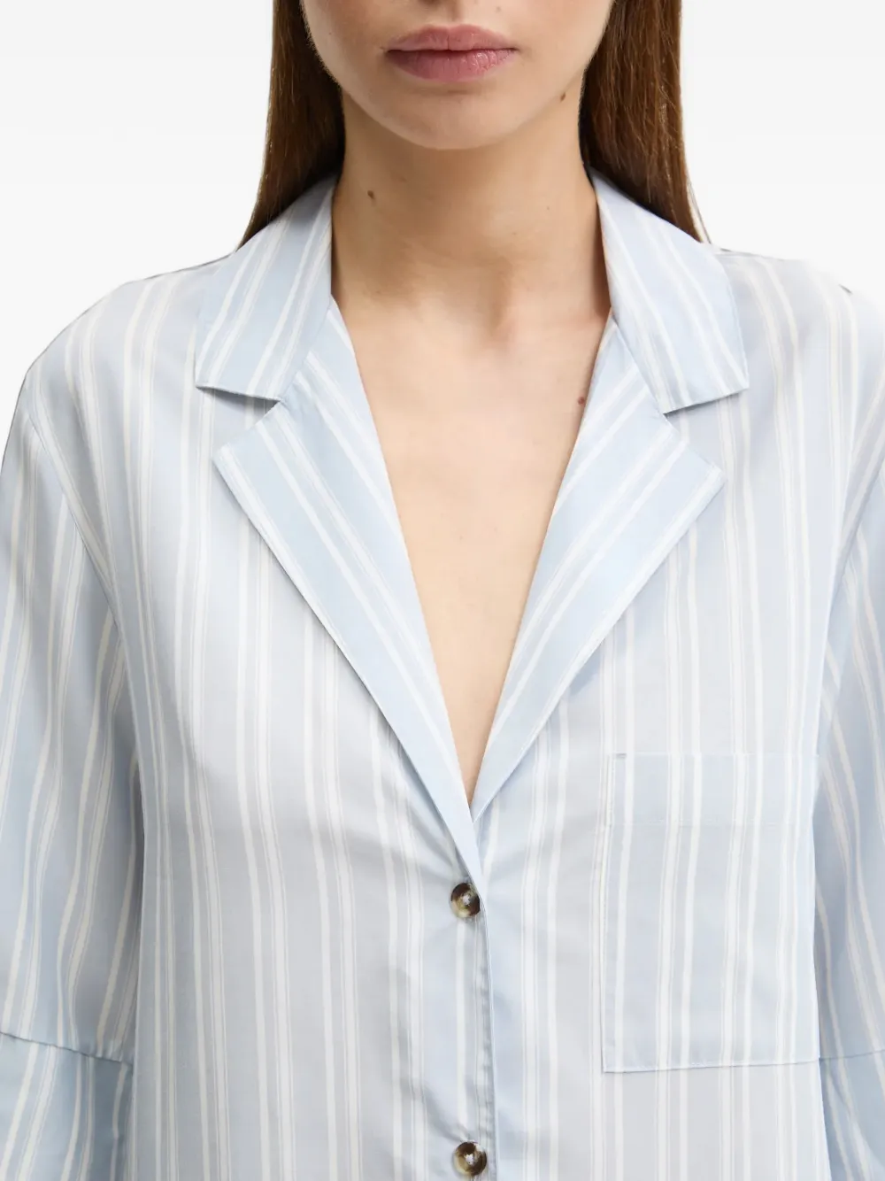 Chantelle striped pajama top Blauw