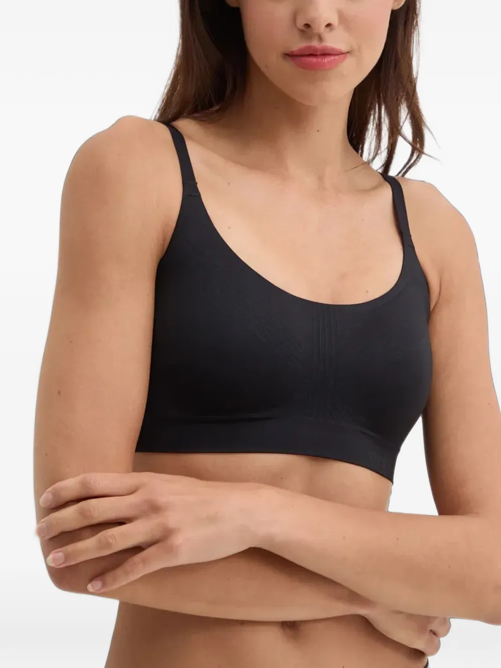 Chantelle logo-underband sports bra - Schwarz