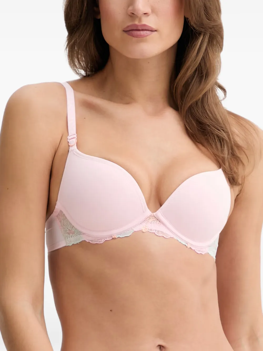 Chantelle BH mit Spitzenborten - Rosa