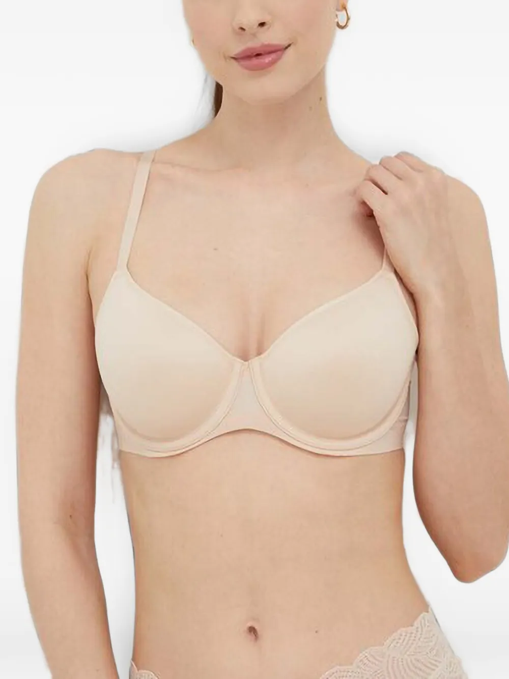 Chantelle moulded underwired bra - Toni neutri