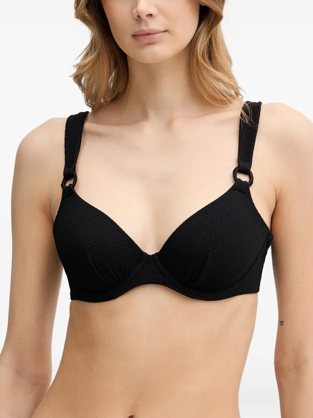 Chantelle ring-detail bikini top