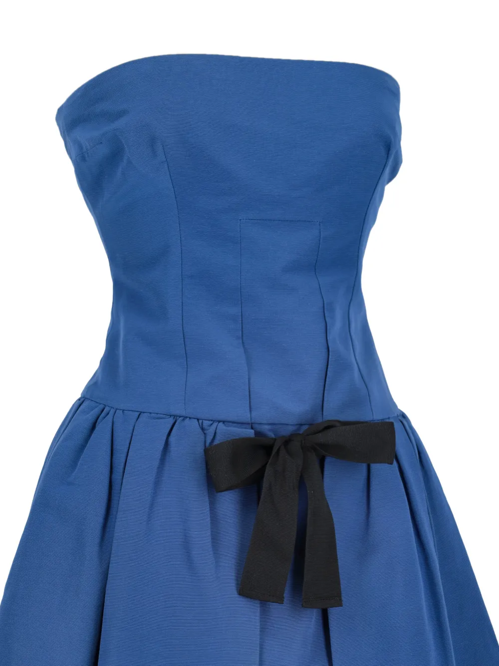 Strapless Bow Mini Dress
