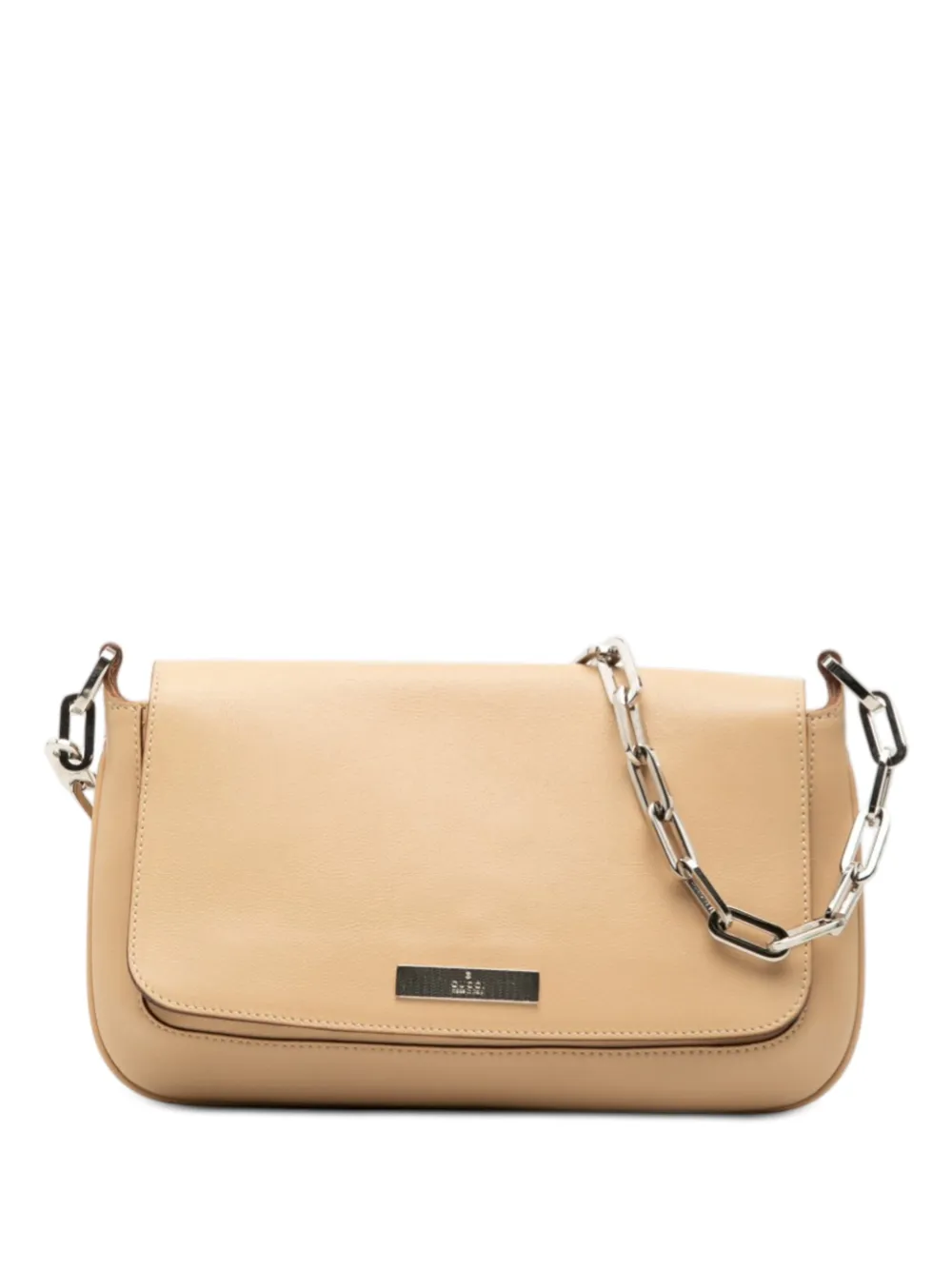 Gucci Pre-Owned 2000-2015 Leather Chain shoulder bag - Marrone