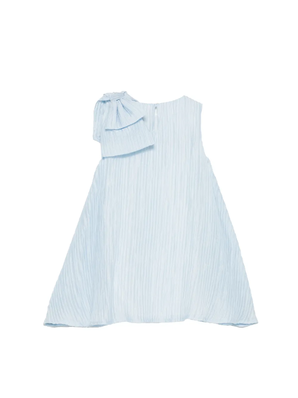 Douuod Kids Jurk met strikdetail Blauw