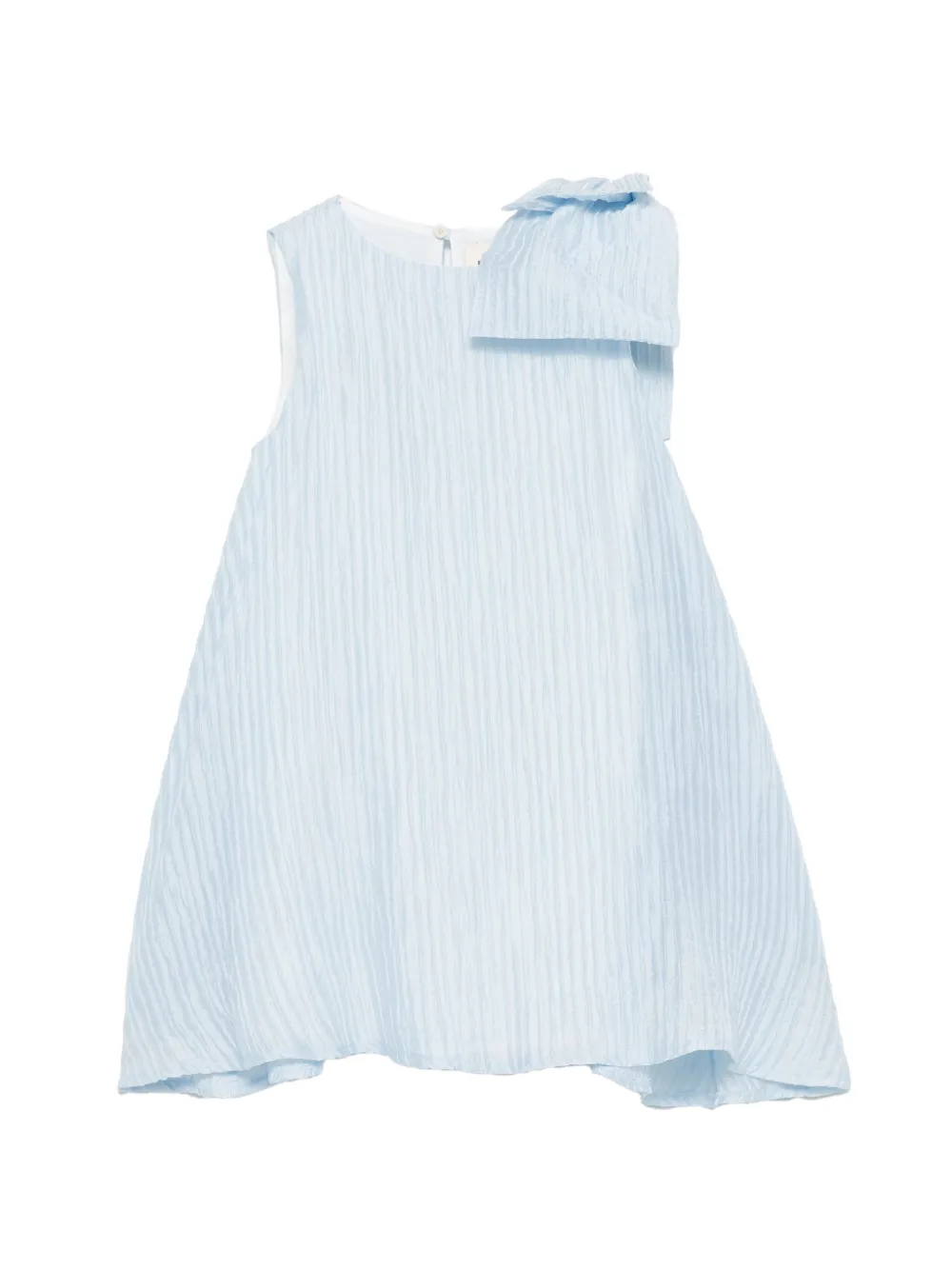 Douuod Kids bow-detail dress - Blu