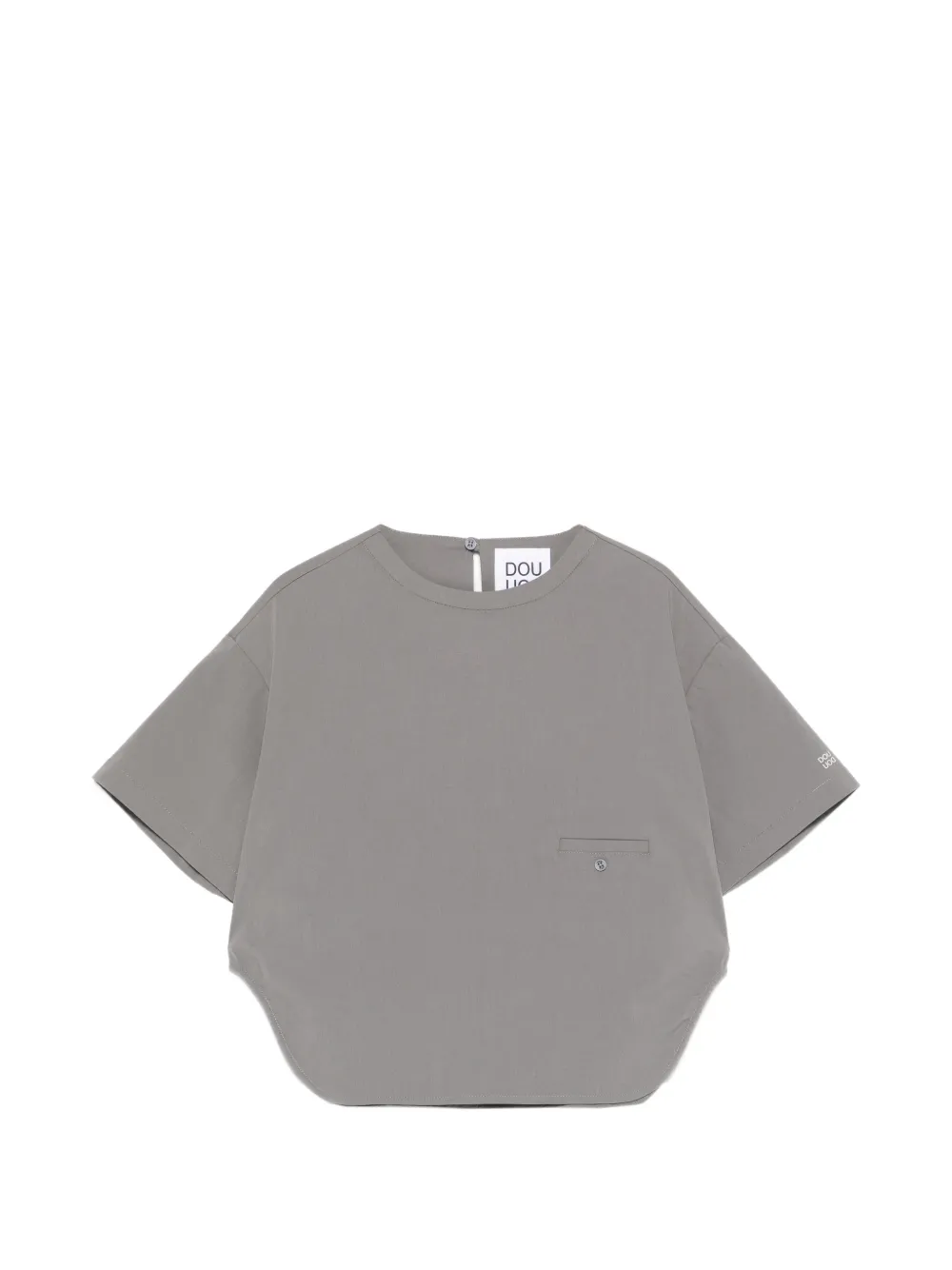 Douuod Kids pocket-detailed top - Grigio
