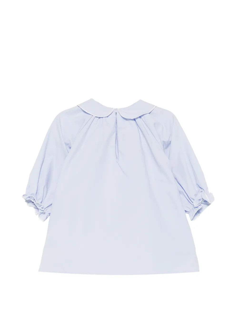  Douuod Kids Ruffled-cuffs Dress - Azul 