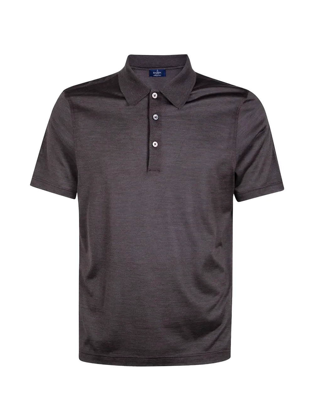 Barba silk polo shirt - Marrone