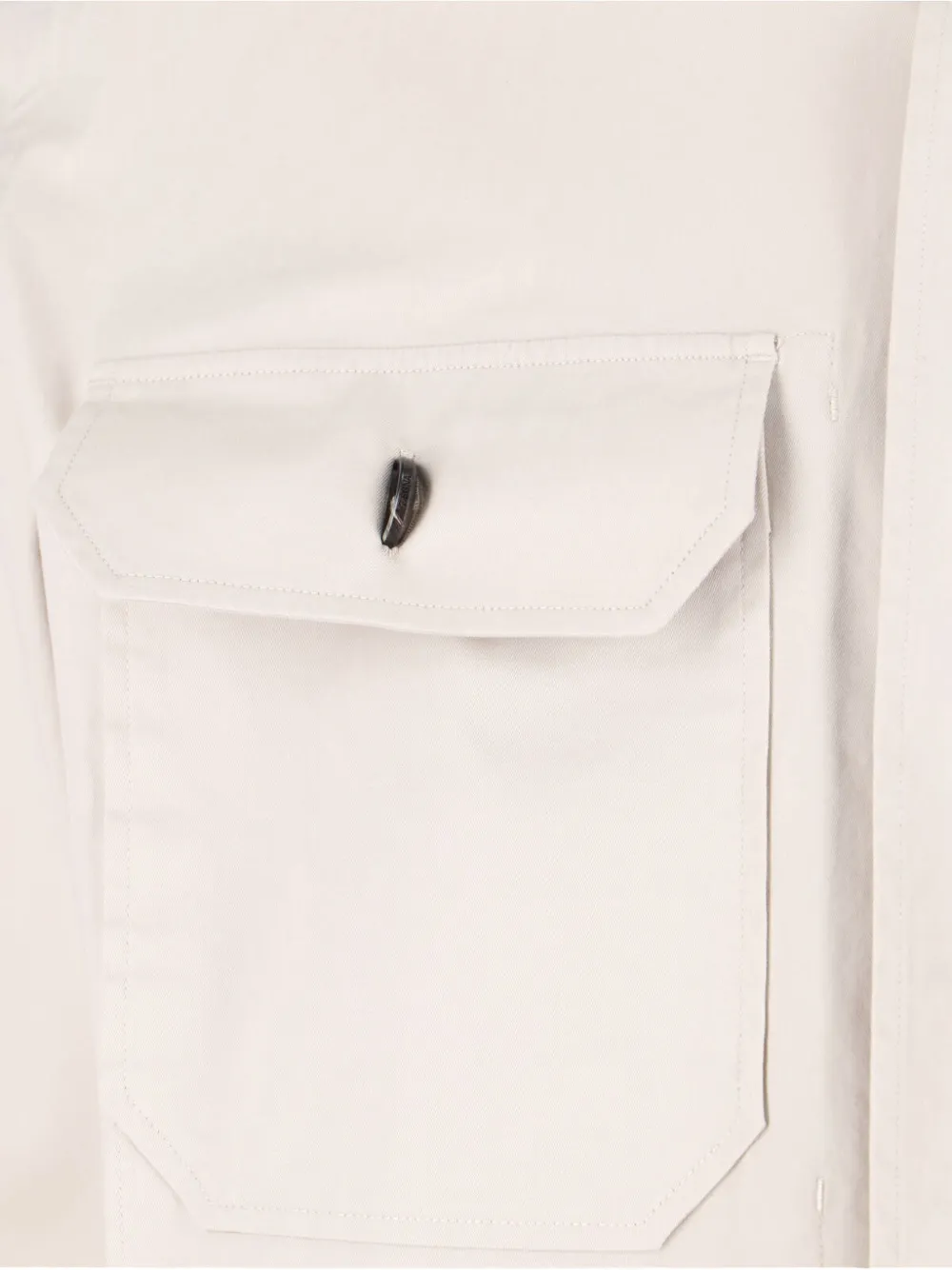 Zegna Overhemd met zak Beige