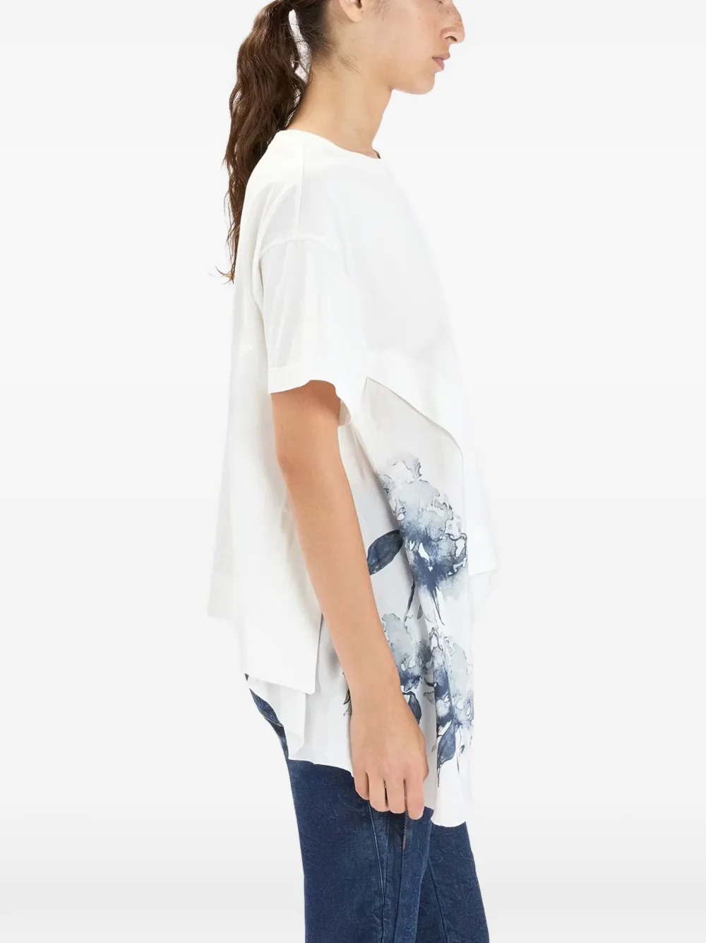 High Regatta T-shirt met bloemenprint Wit
