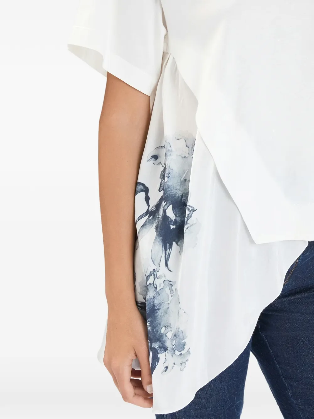 High Regatta T-shirt met bloemenprint Wit