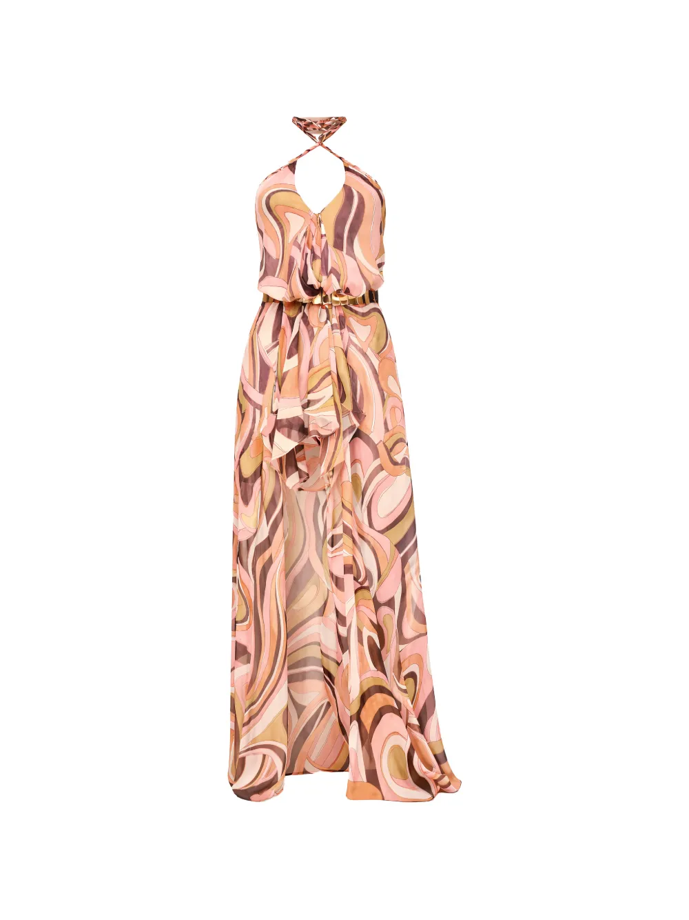 Alexis Gisela halterneck dress - Rosa