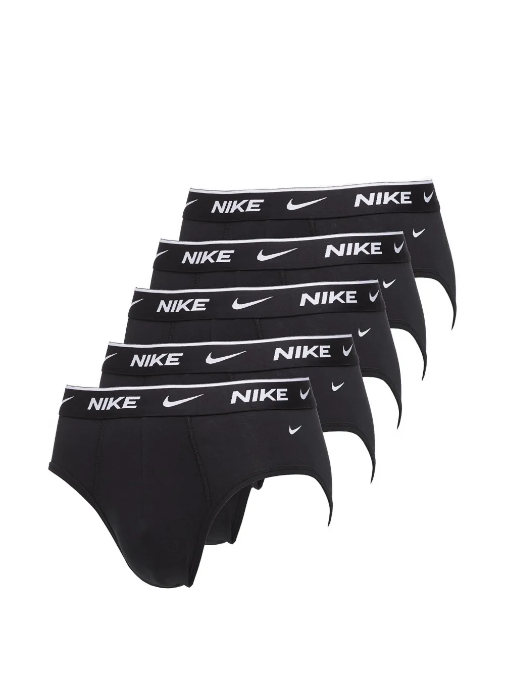 Nike logo-waistband briefs - Nero