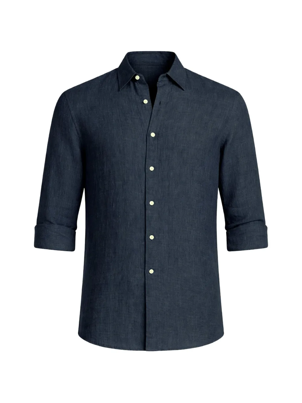 Michael Kors buttoned linen shirt - Blau