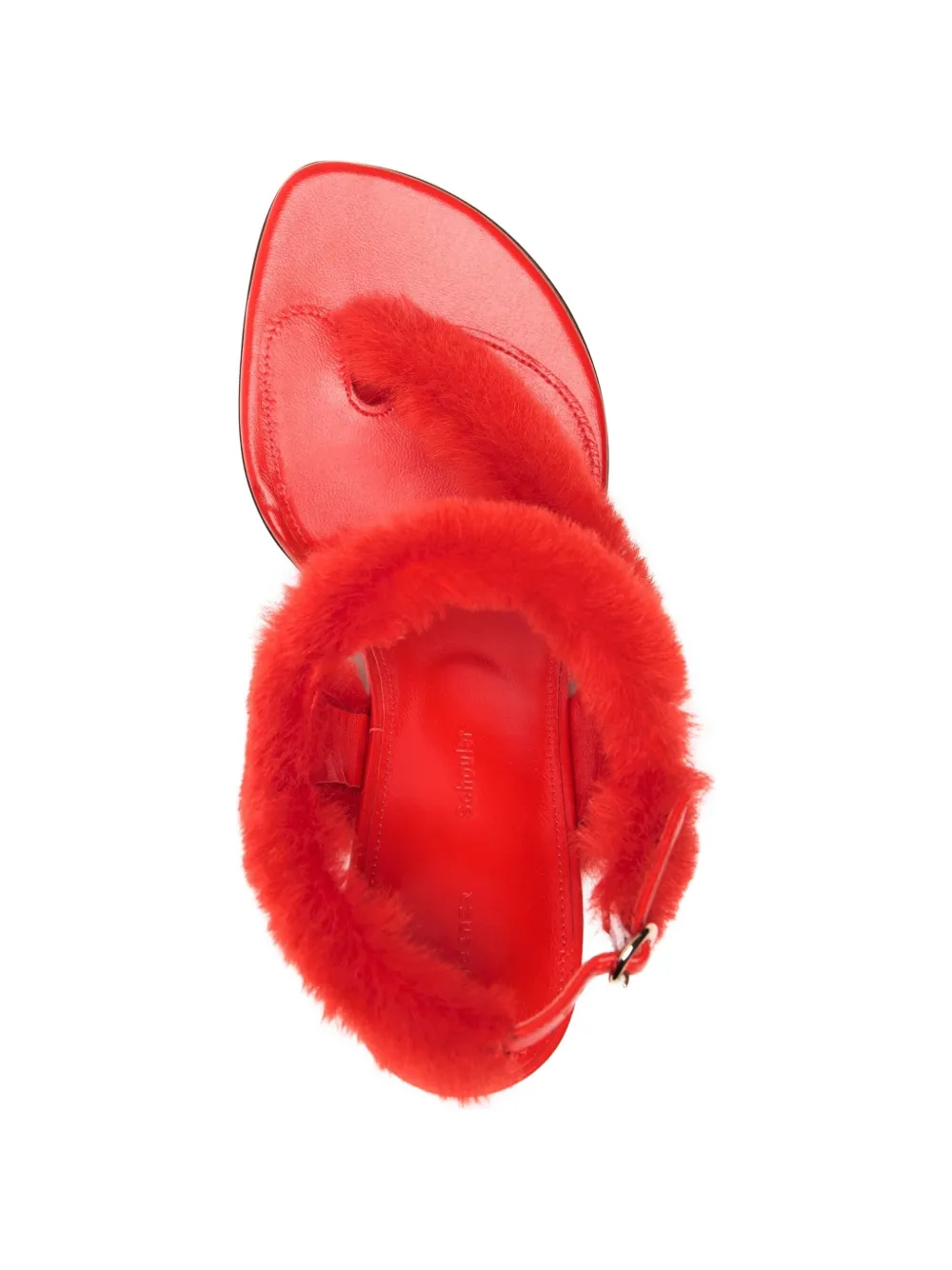 Proenza Schouler Tee thong sandals Rood