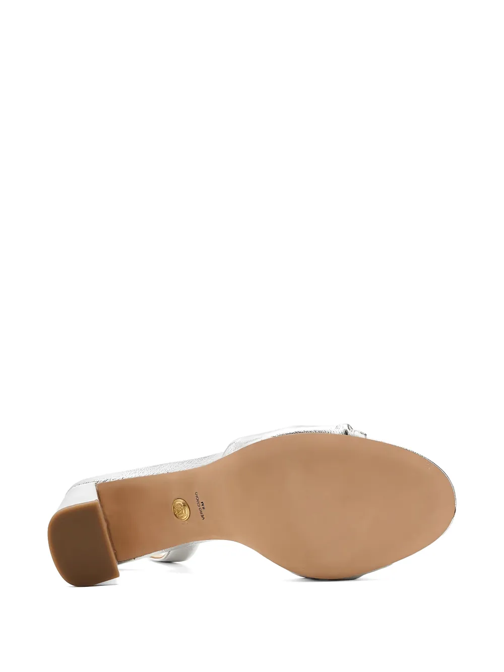 Veronica Beard Tullia knotted sandals Zilver