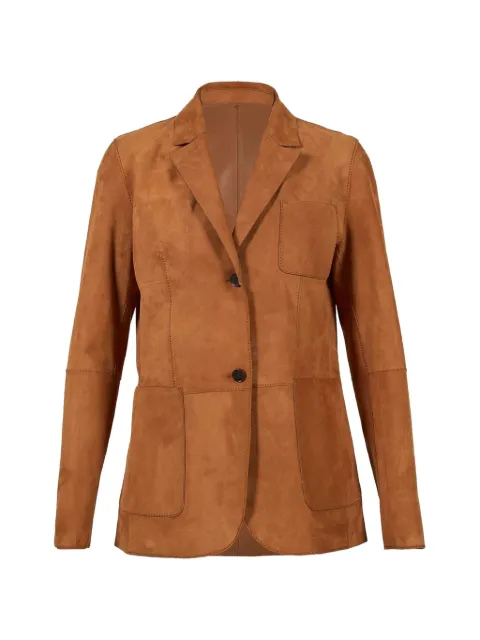 Desa 1972 suede patch pocket jacket