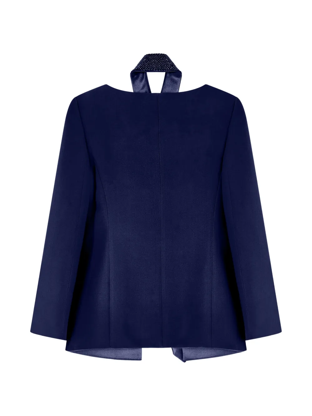  Giorgio Armani Sequin Tie Jacket - Blue 
