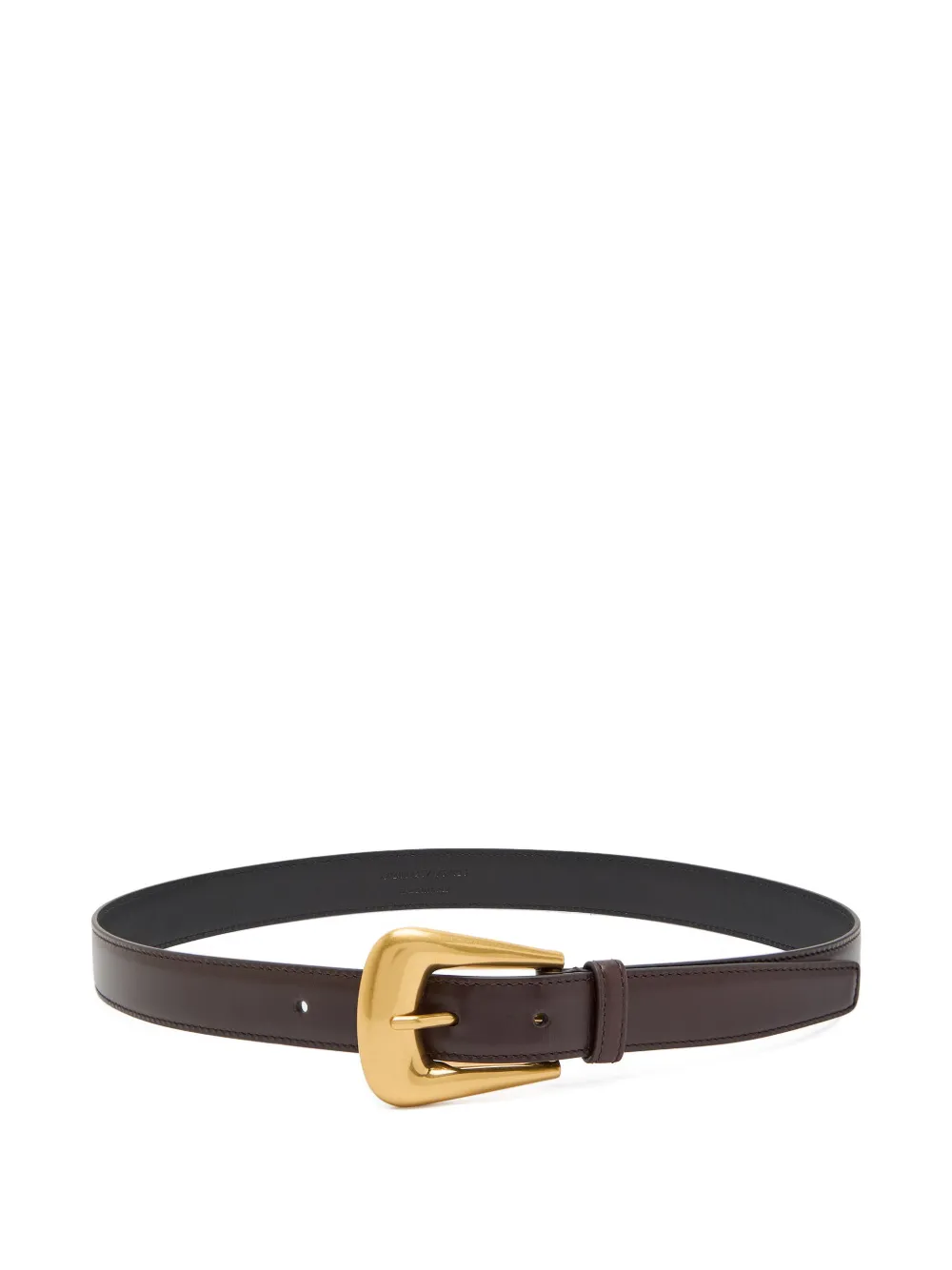 Saint Laurent Folk buckle belt - Braun