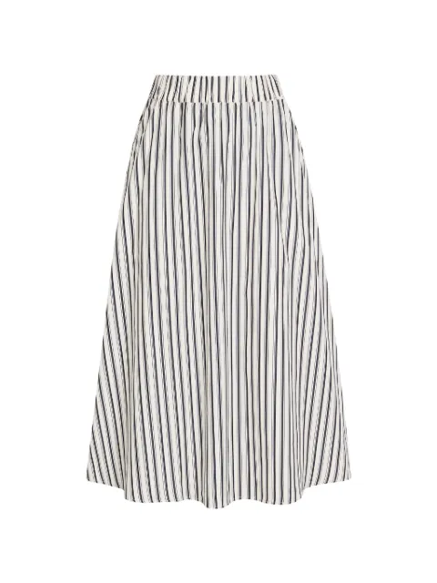Maria McManus falda midi con motivo de rayas