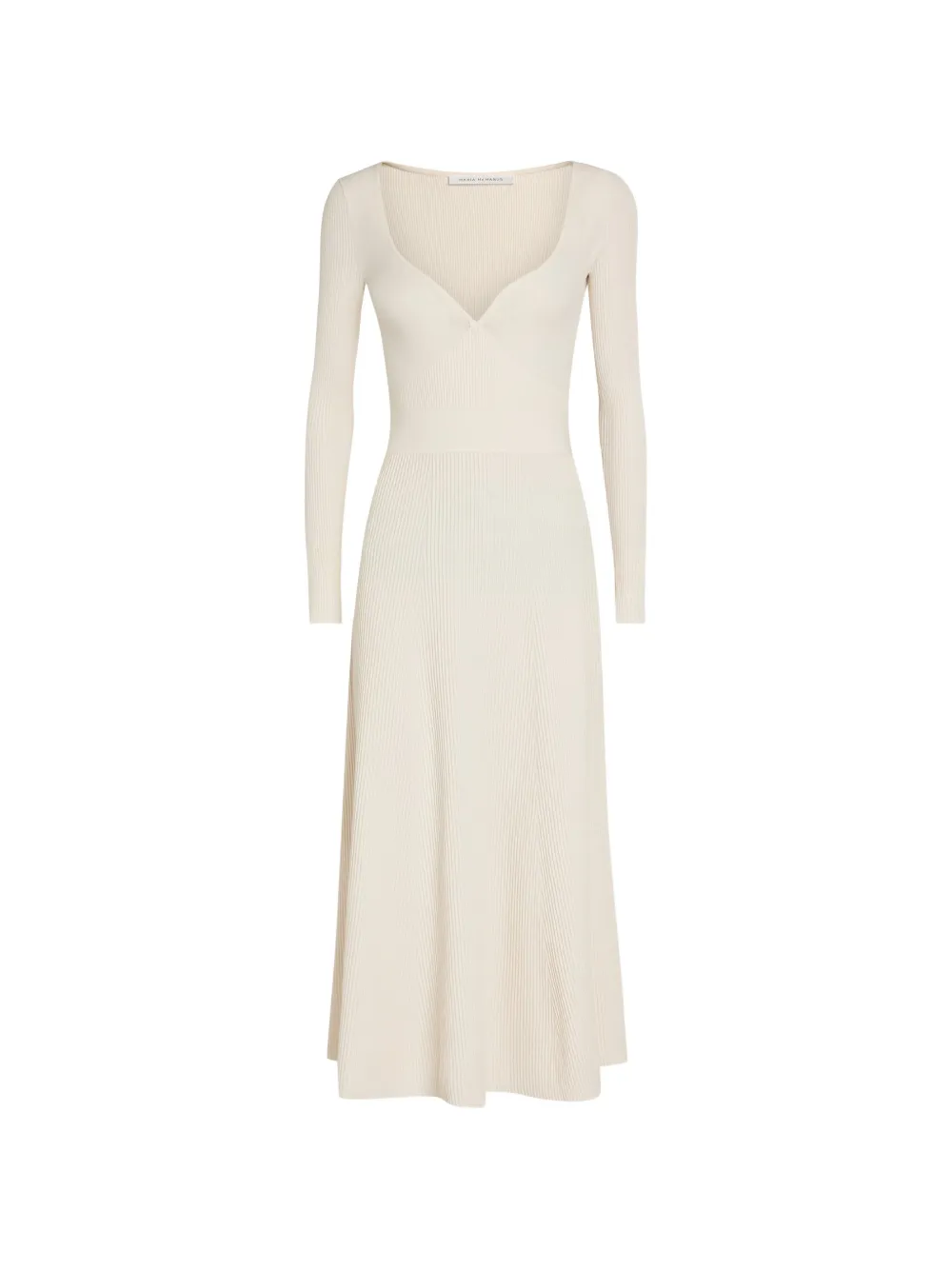 Maria McManus ribbed-knit midi dress - Toni neutri
