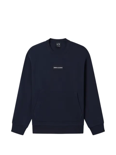 Armani Exchange patch pocket sweatshirt