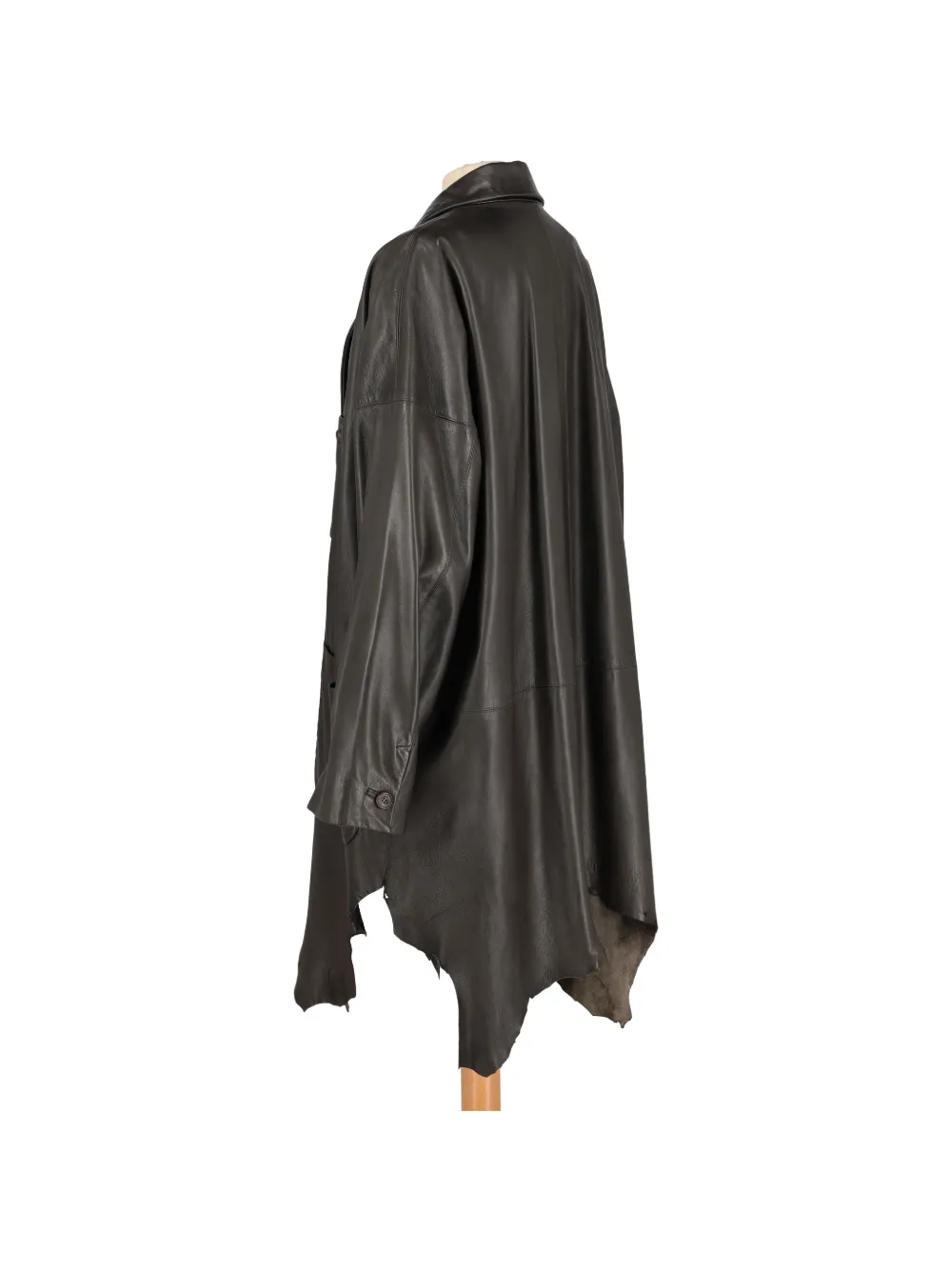  Issey Miyake Pre-owned Button Leather Jacket - Black 