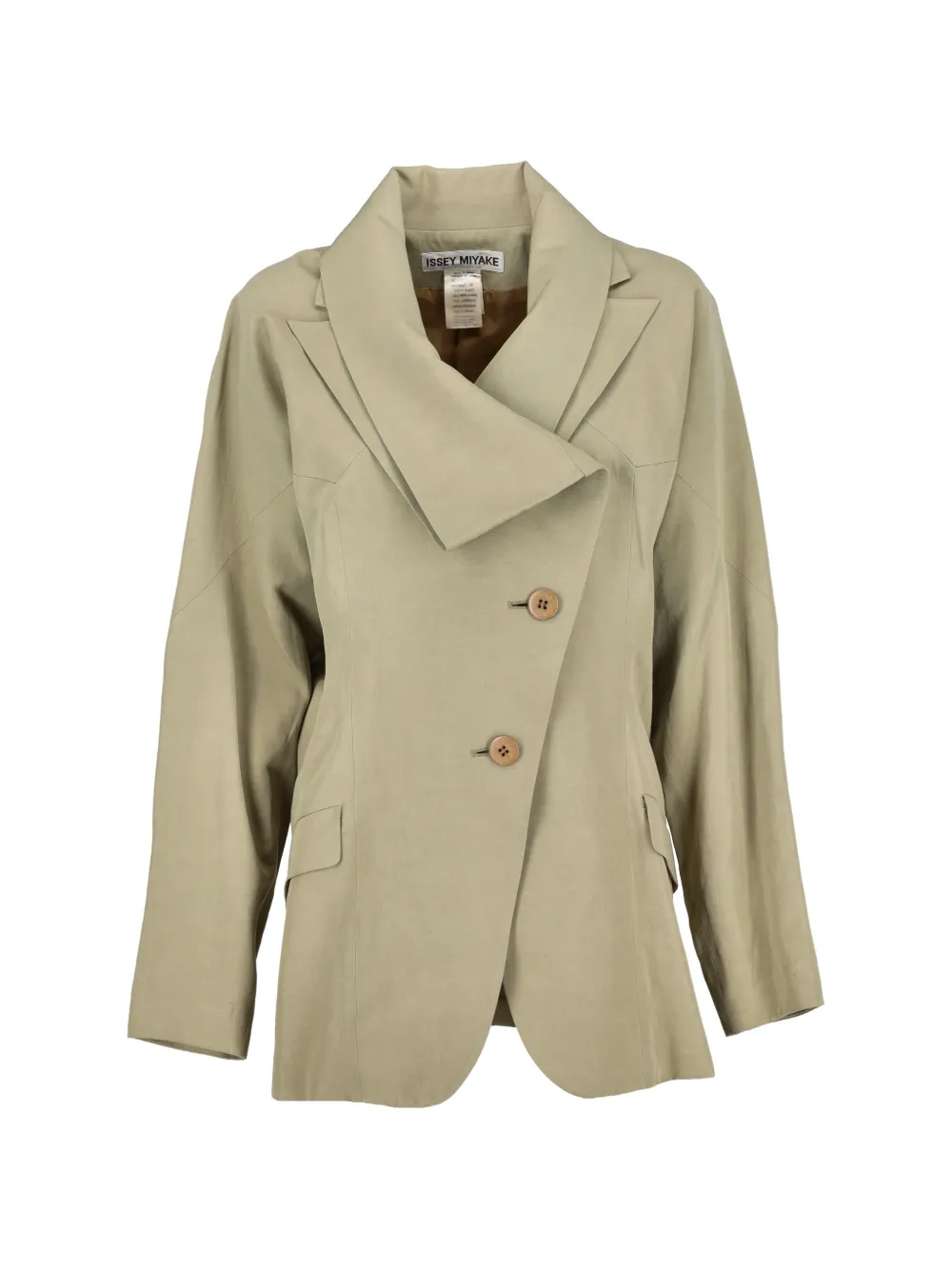 Issey Miyake Pre-Owned structured jacket - Toni neutri