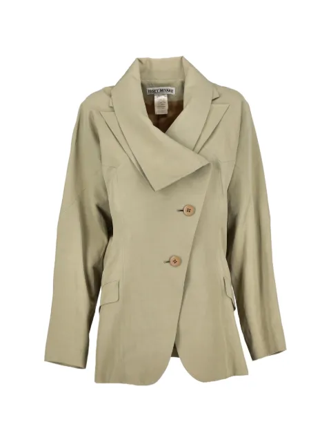 Issey Miyake Pre-Owned 스트럭처 재킷