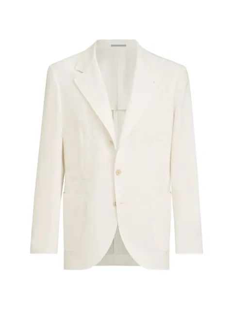 Brunello Cucinelli linen deconstructed blazer