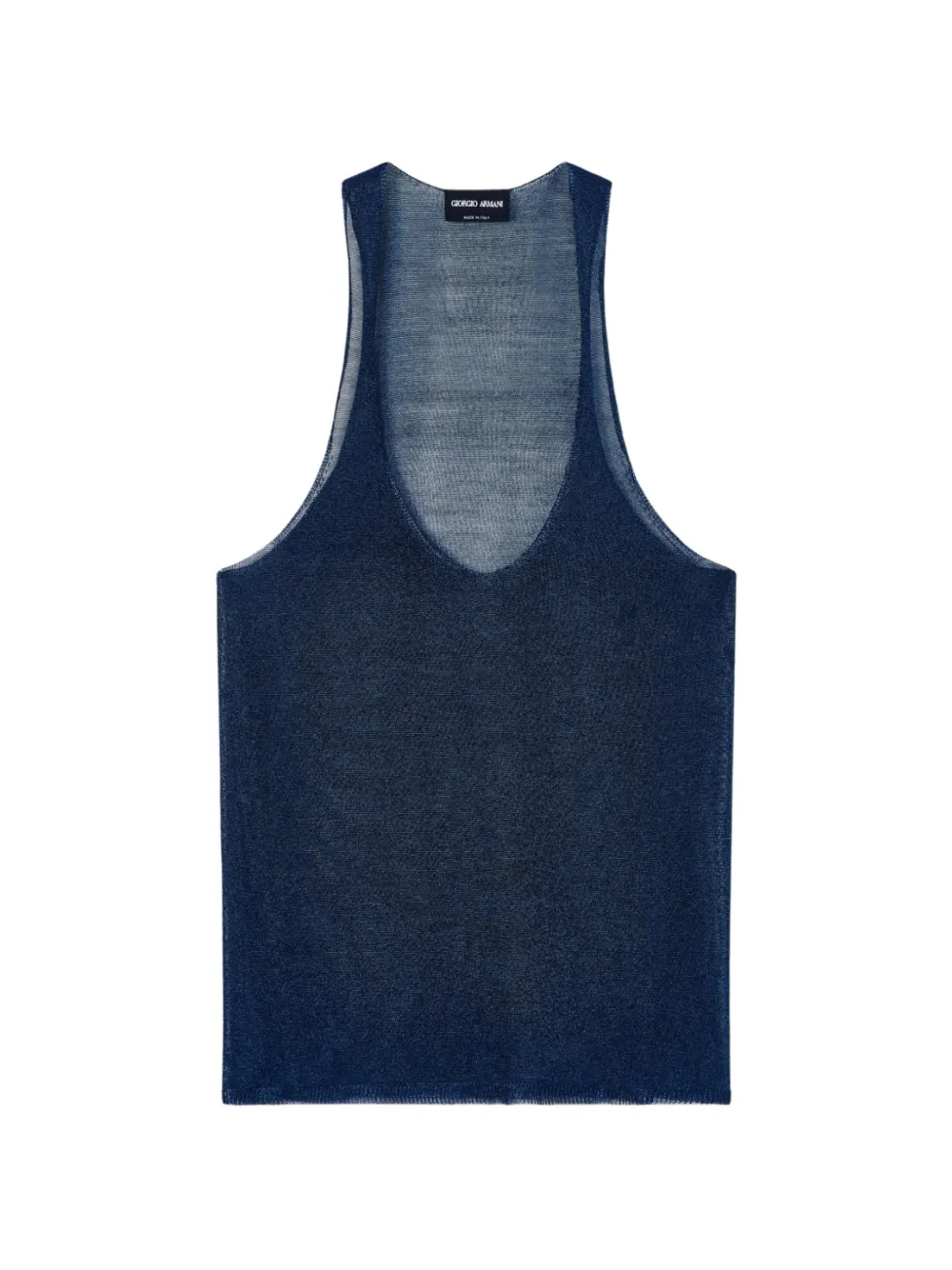 Emporio Armani V-neck top - Blau