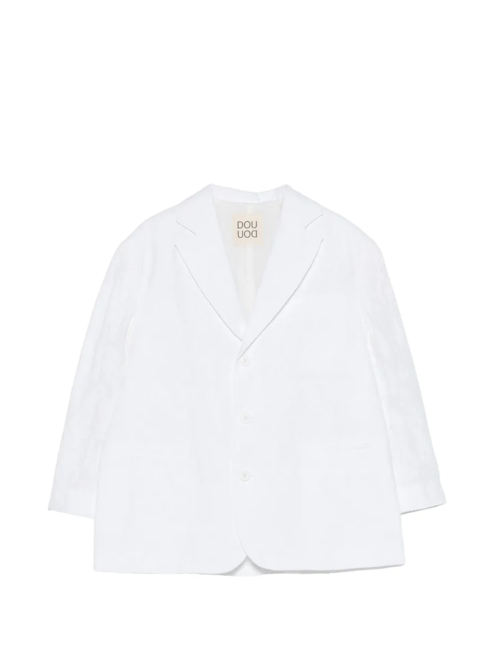 Douuod Kids buttoned blazer - Weiß