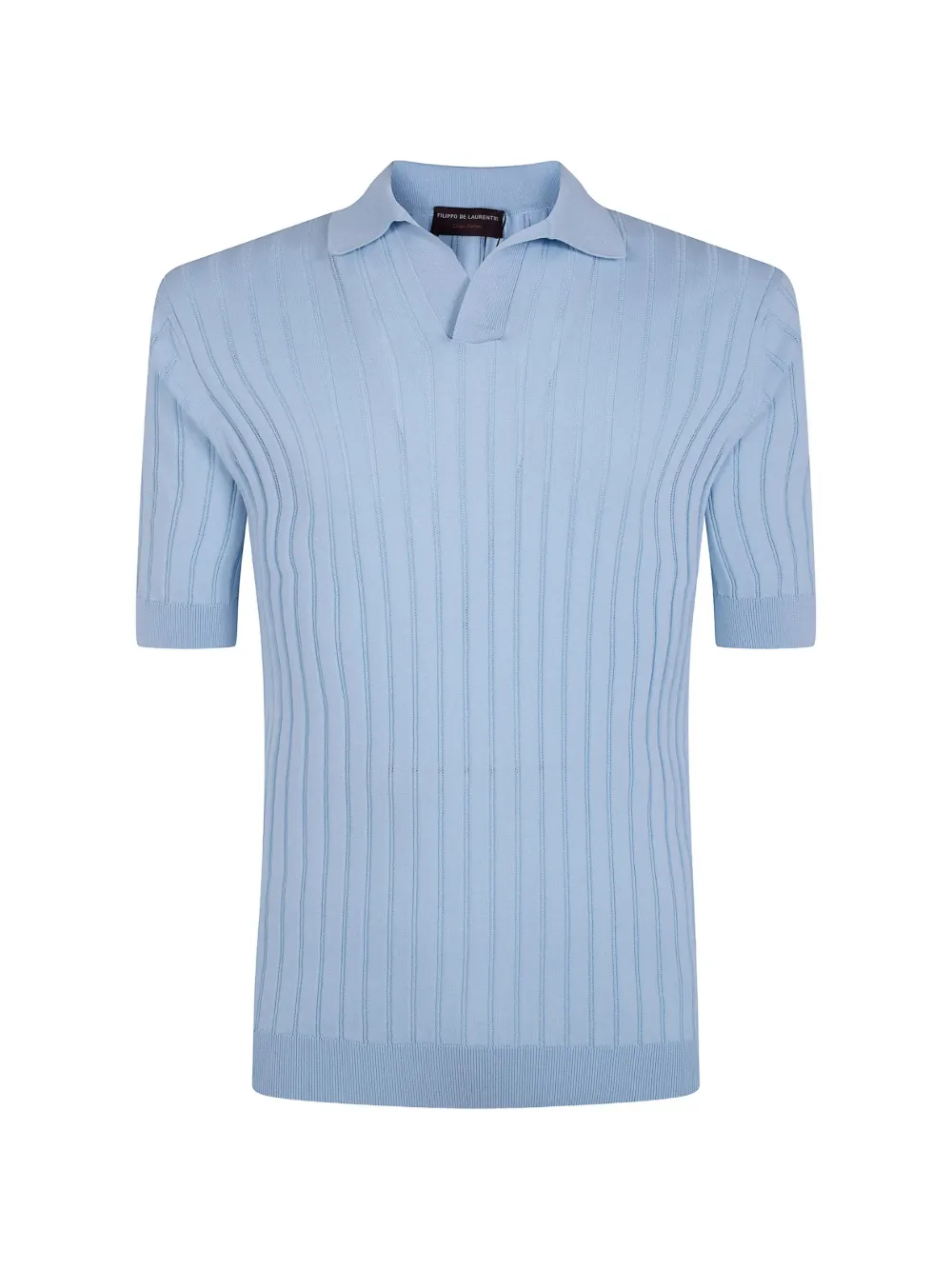 Filippo De Laurentiis ribbed-knit V-neck T-shirt - Bianco