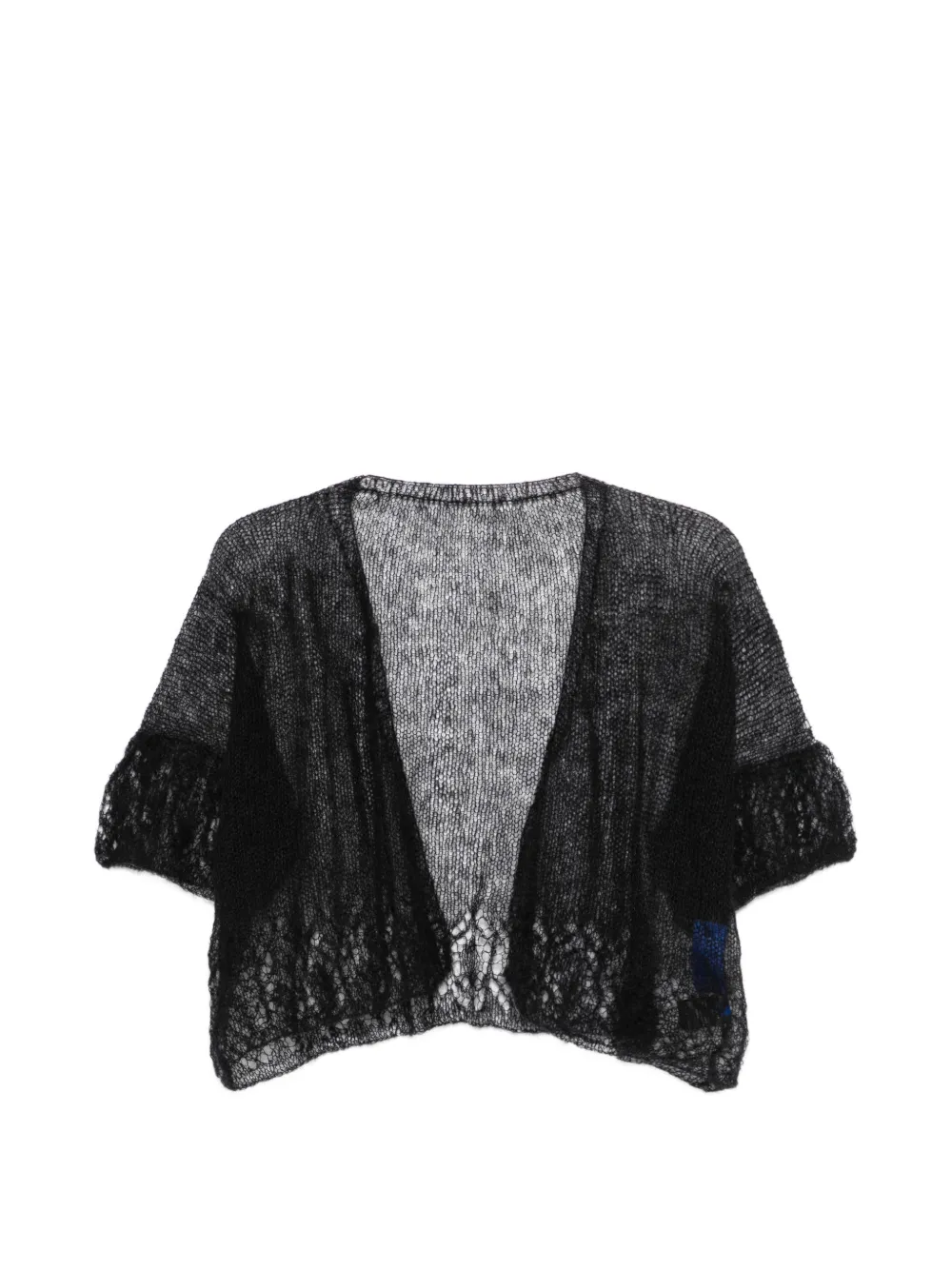 Mes Demoiselles ruffled hanan cardigan - Nero