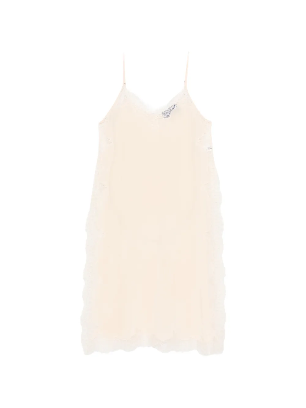 Mes Demoiselles lace V-neck top - Toni neutri