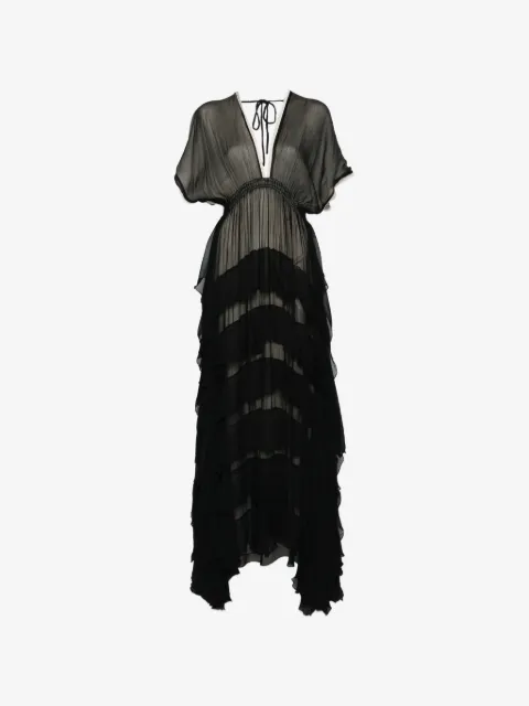 Mes Demoiselles ruffled maxi dress
